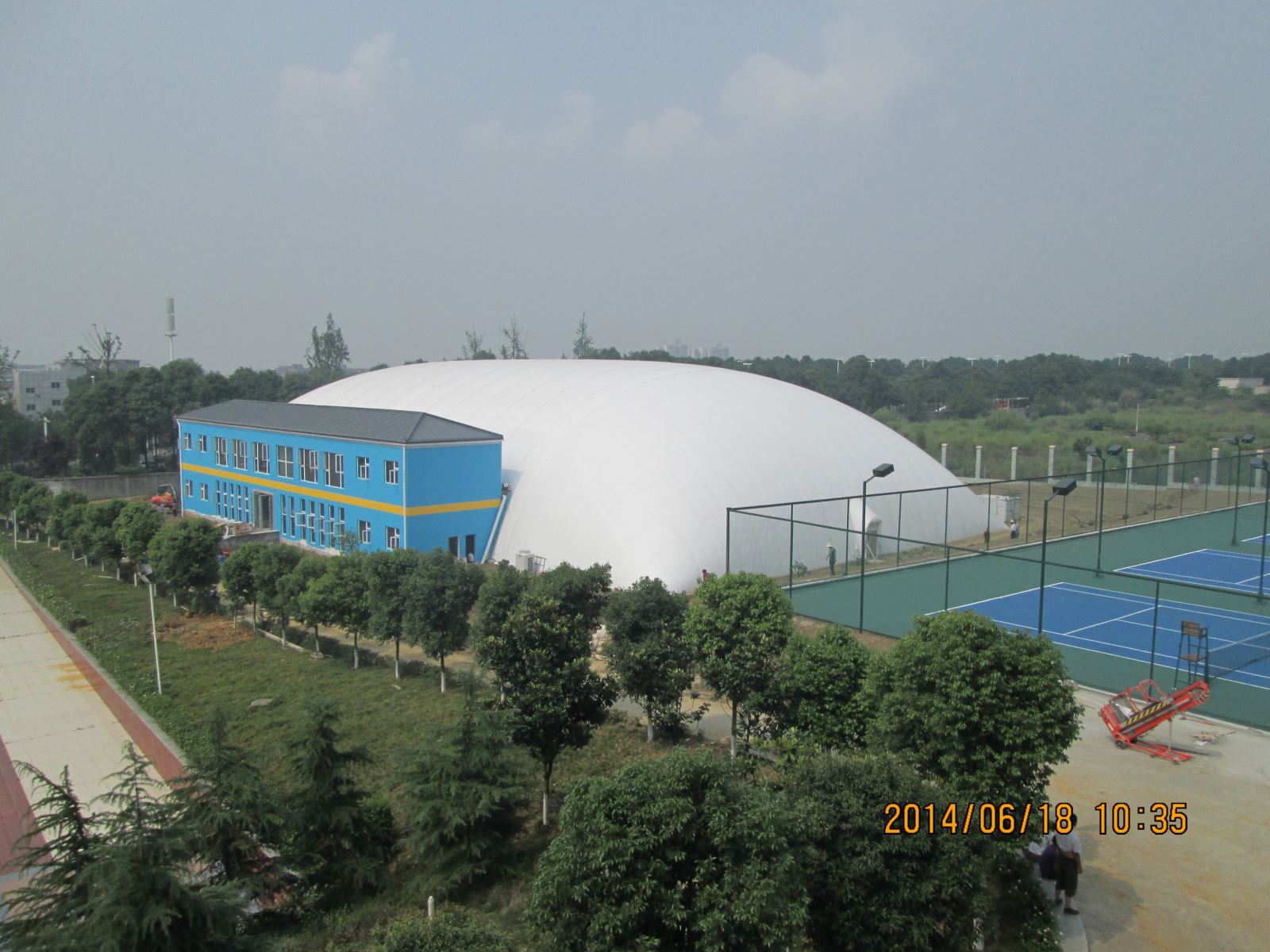 网球馆膜结构